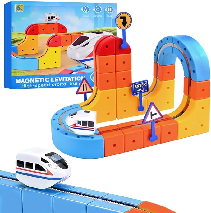 STEMolino MagnetTrain | DIY Click and Go Railway Track