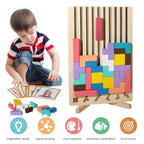 Wooden Montessori Stacking Puzzle