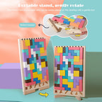 Wooden Montessori Stacking Puzzle