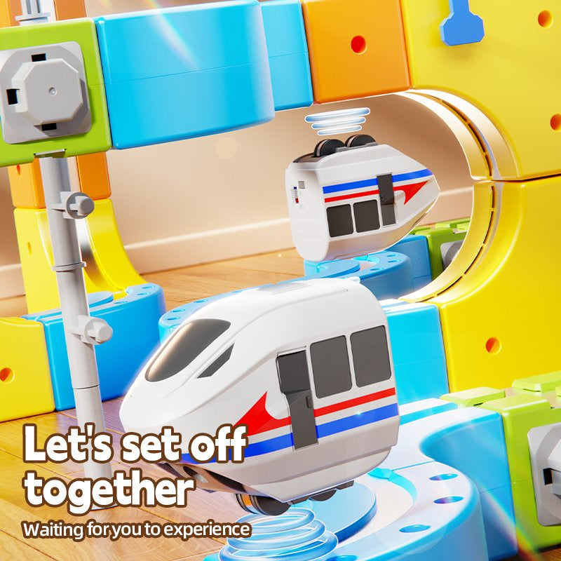 STEMolino™ MagnetTrain | DIY Click and Go Railway Track