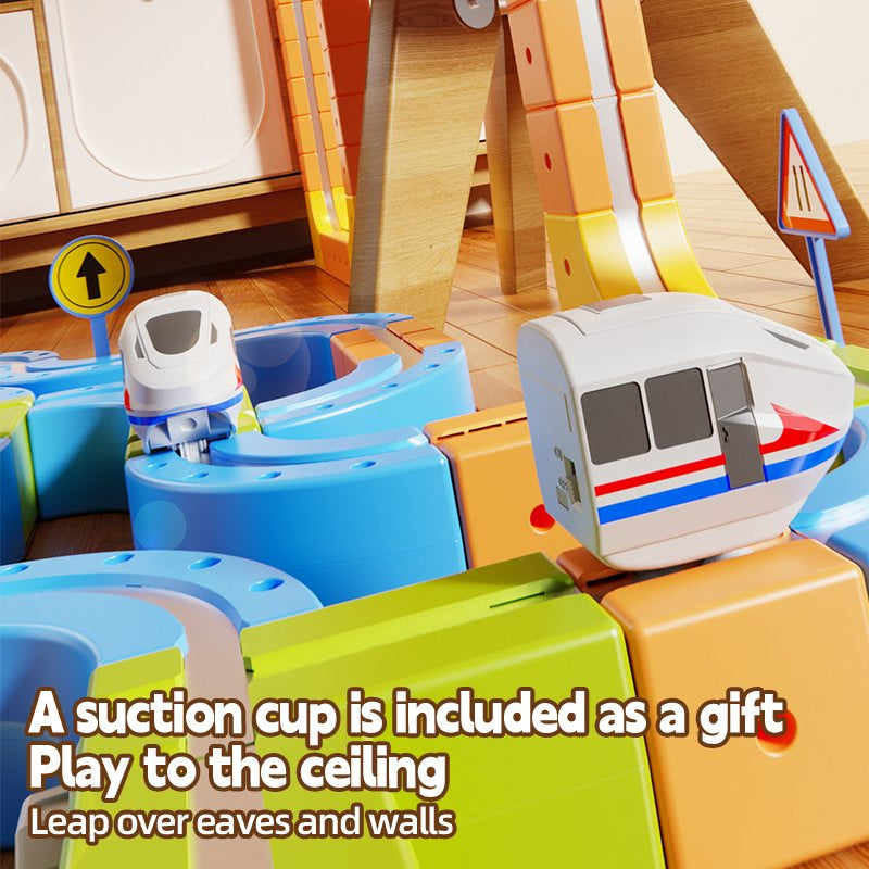 STEMolino™ MagnetTrain | DIY Click and Go Railway Track