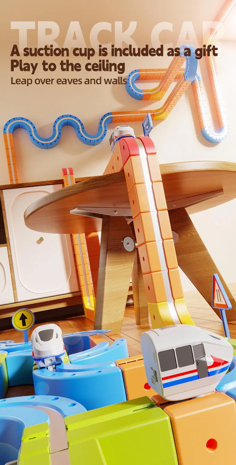 STEMolino™ MagnetTrain | DIY Click and Go Railway Track